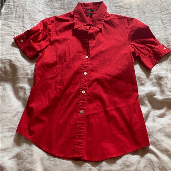 Theory short sleeve button up Size S - Picture 2 of 2